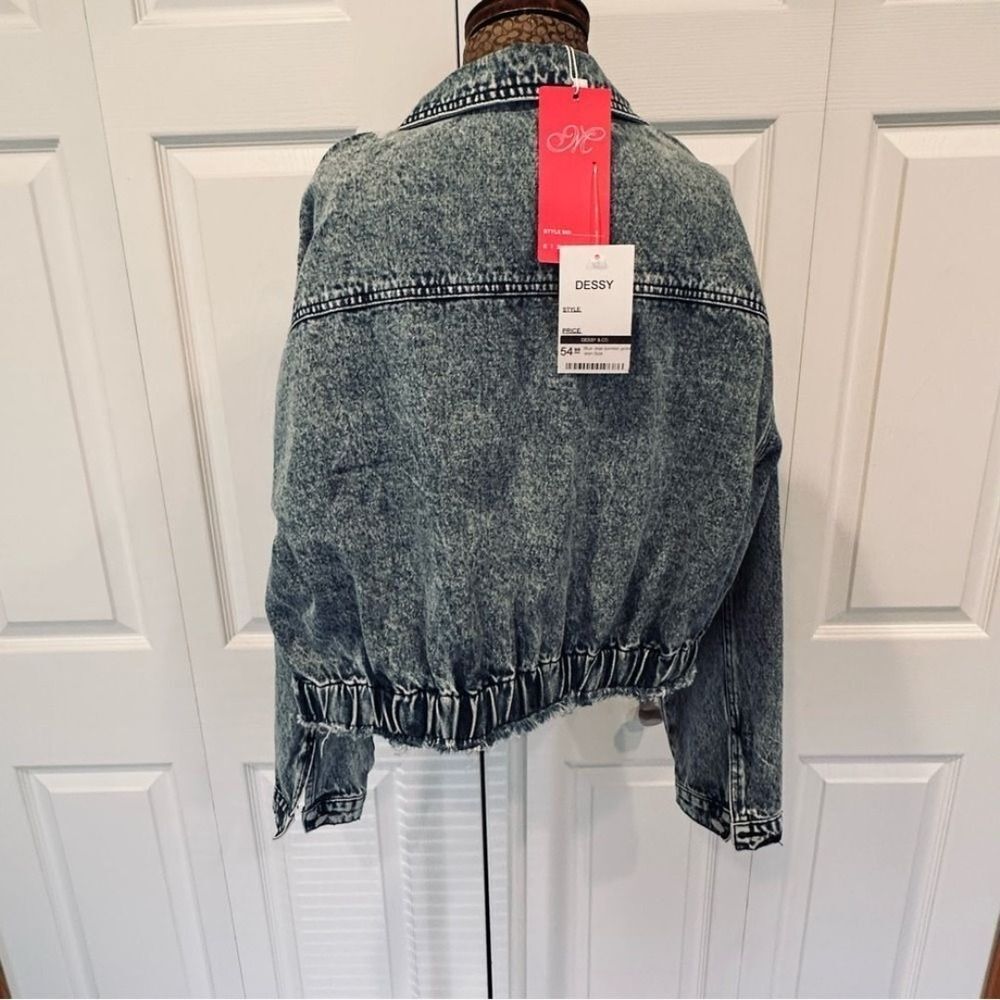 Denim Distressed Jacket - Picture 3 of 12